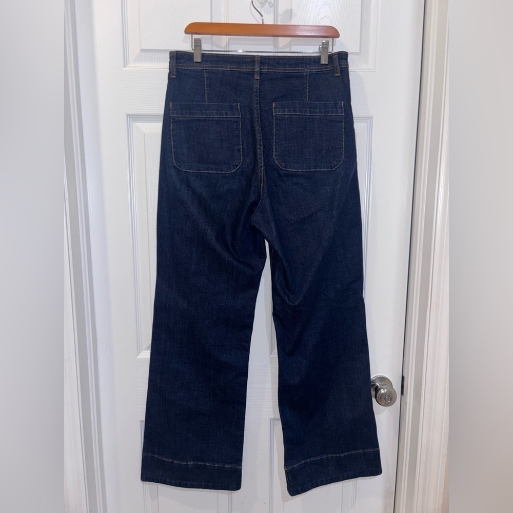 Wyse Navy Embroidered Jeans SZ 4​​​ - Picture 2 of 9